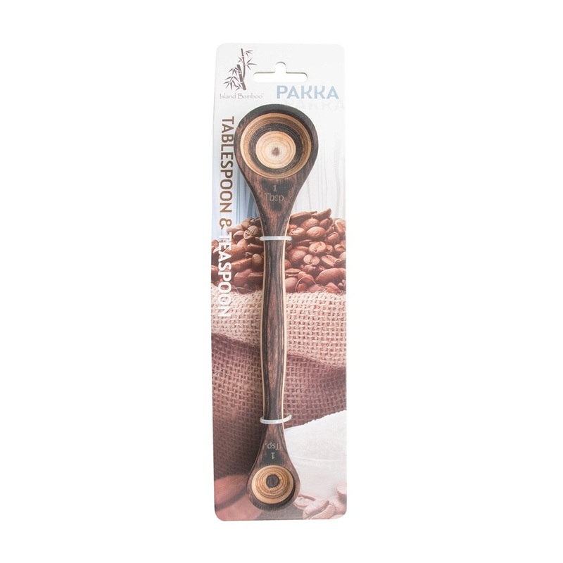 Natural Pakka Wood Double Measuring Spoon