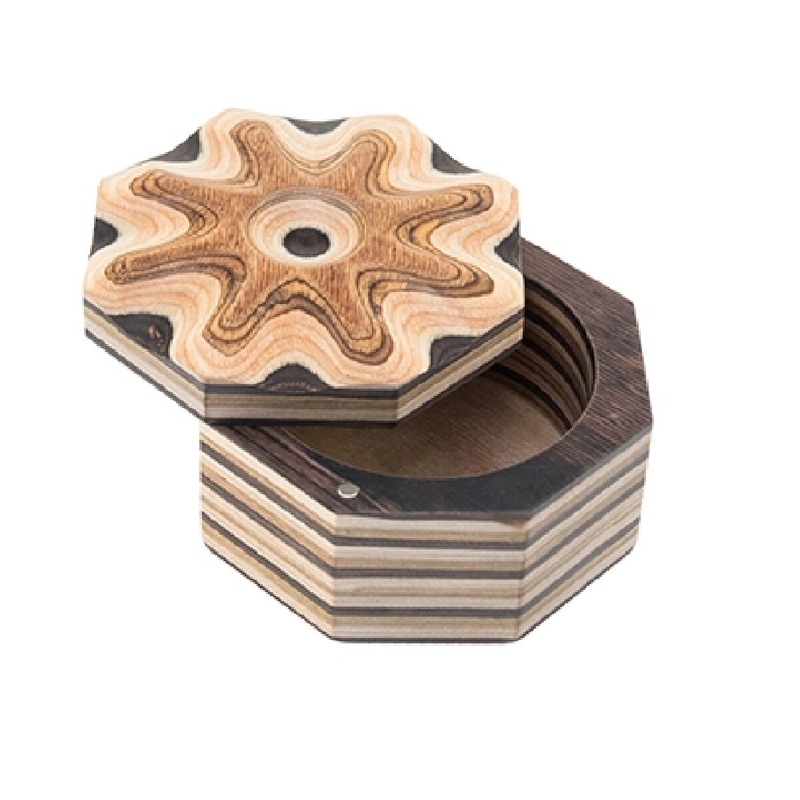 Natural Pakka Wood Salt Cellar