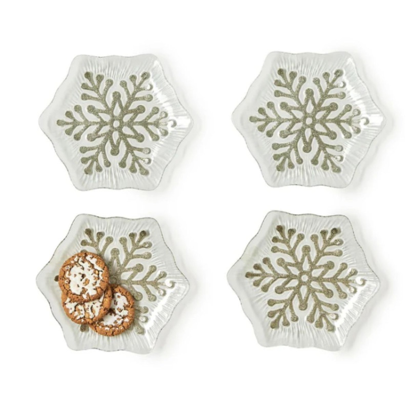 Snowflake Dessert Plate