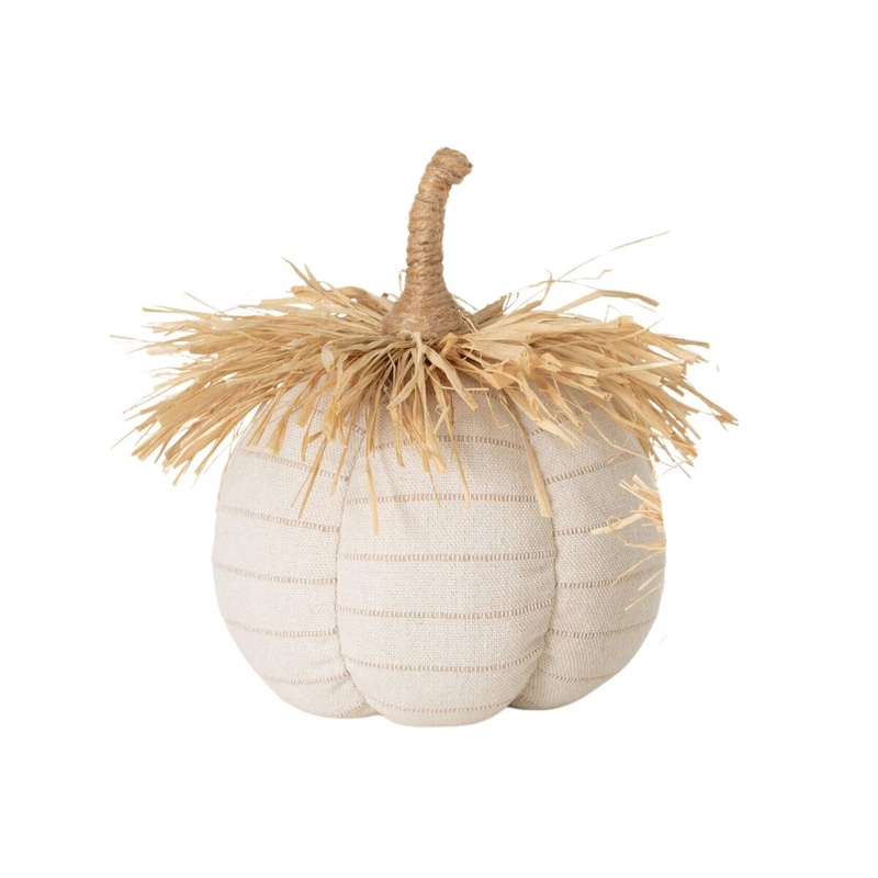 9.25″ Raffia Pumpkin
