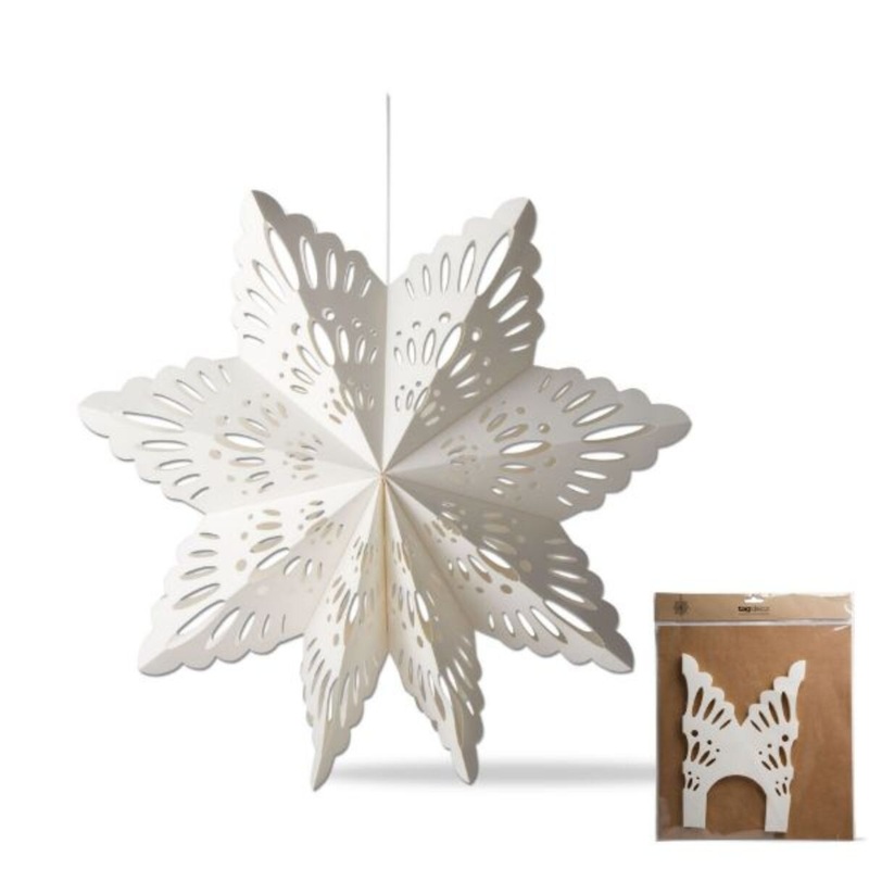 Alpine Snowflake Hanging Decor