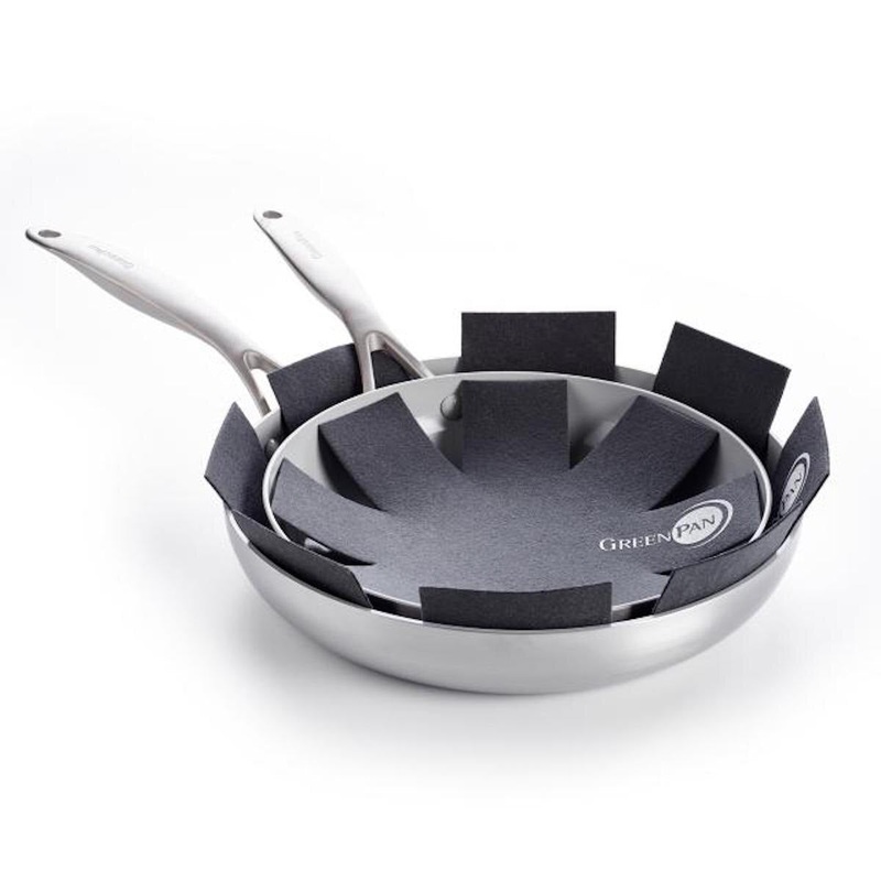 GreenPan Grey Pan Protectors – 3 Pack