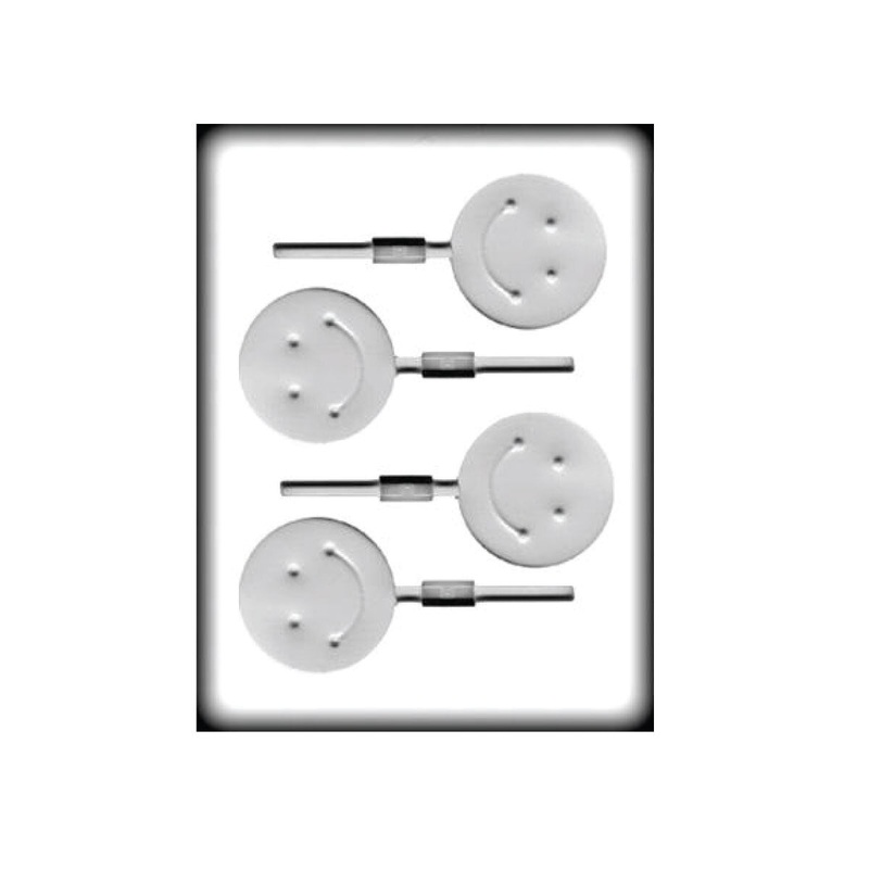 Smiley Face Sucker Hard Candy Mold 8H-9822