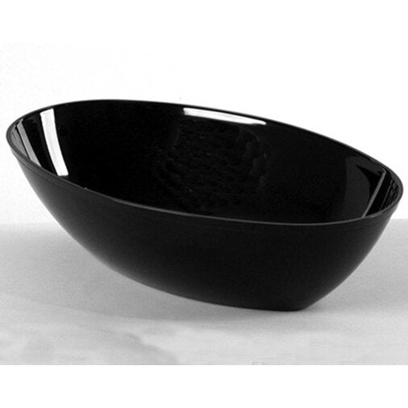 WNA Plastics CaterLine Luau Black Bowl – 64 oz.