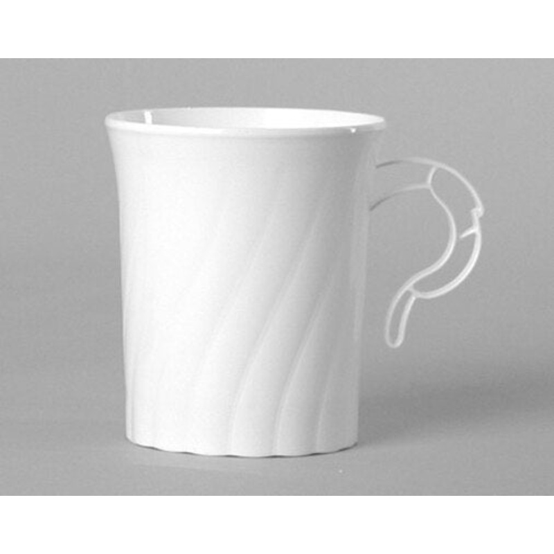 WNA Plastics Classicware 8 oz. Coffee Mug – White