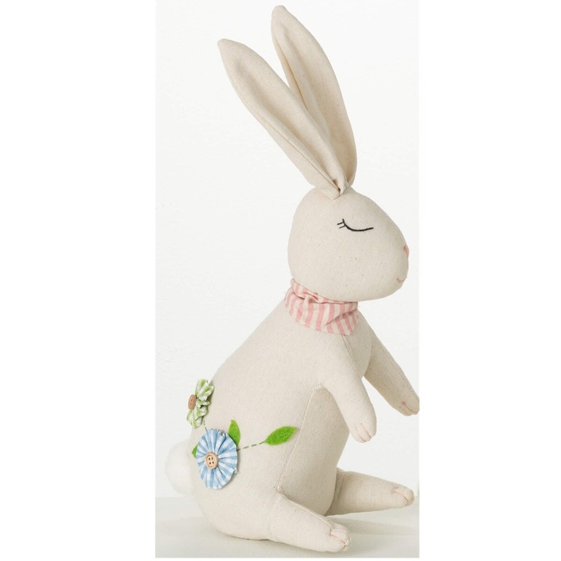 10.5″ Bunny w/Flowers