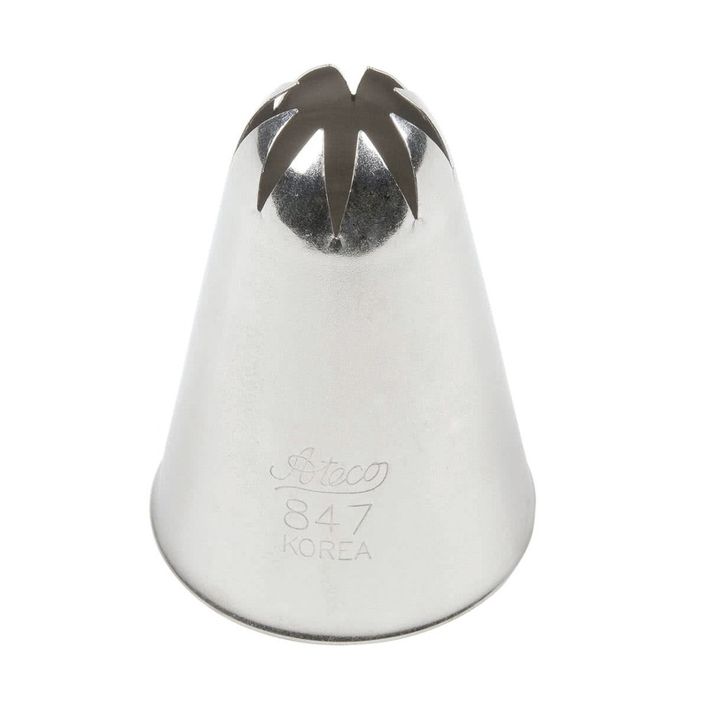 Ateco #847 Closed Star Cake Tip