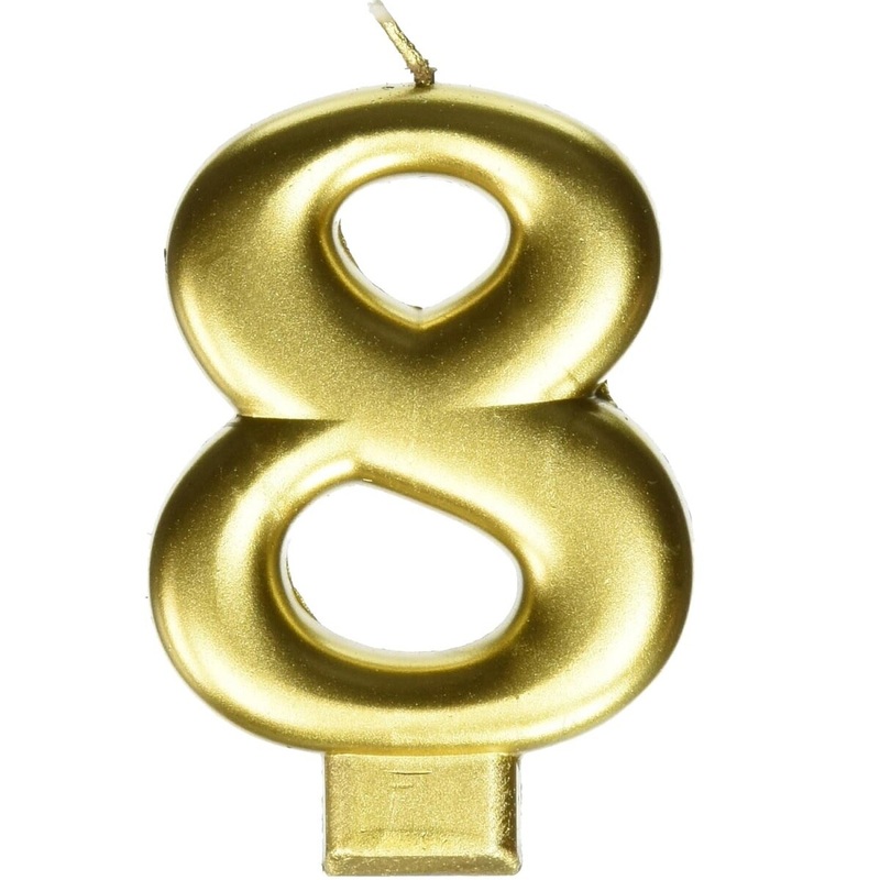 Metallic Gold #8 Candle