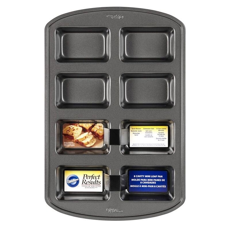 Wilton 8-Cavity Non-Stick Mini Loaf Pan