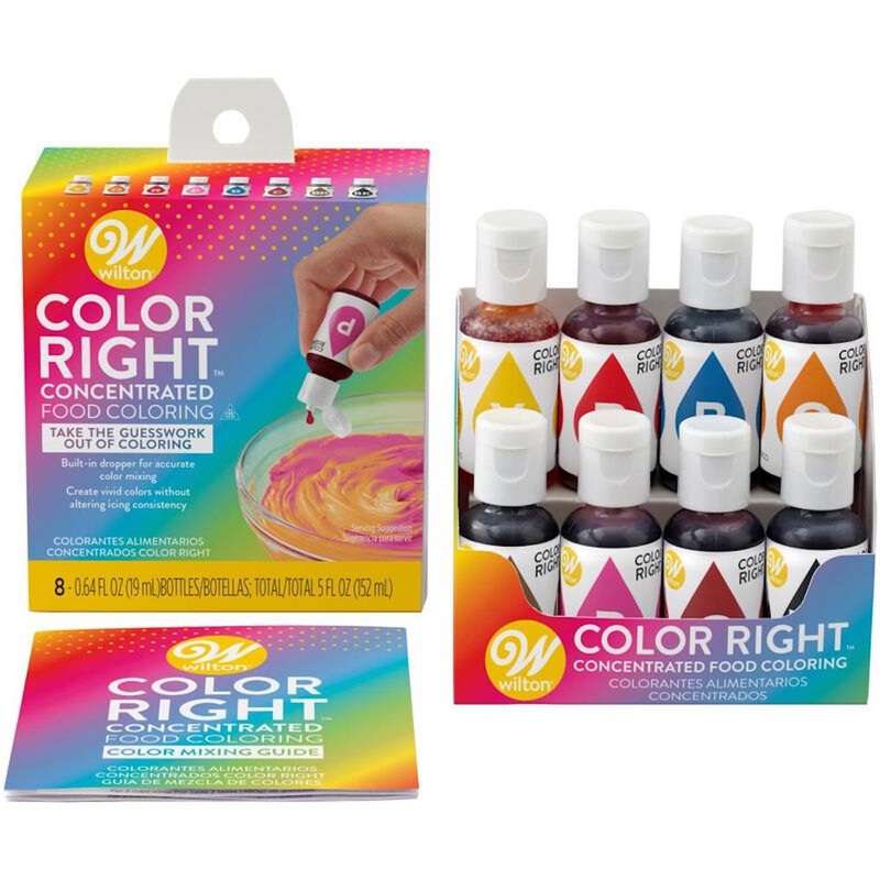 Wilton Color Right Performance Food Coloring Set
