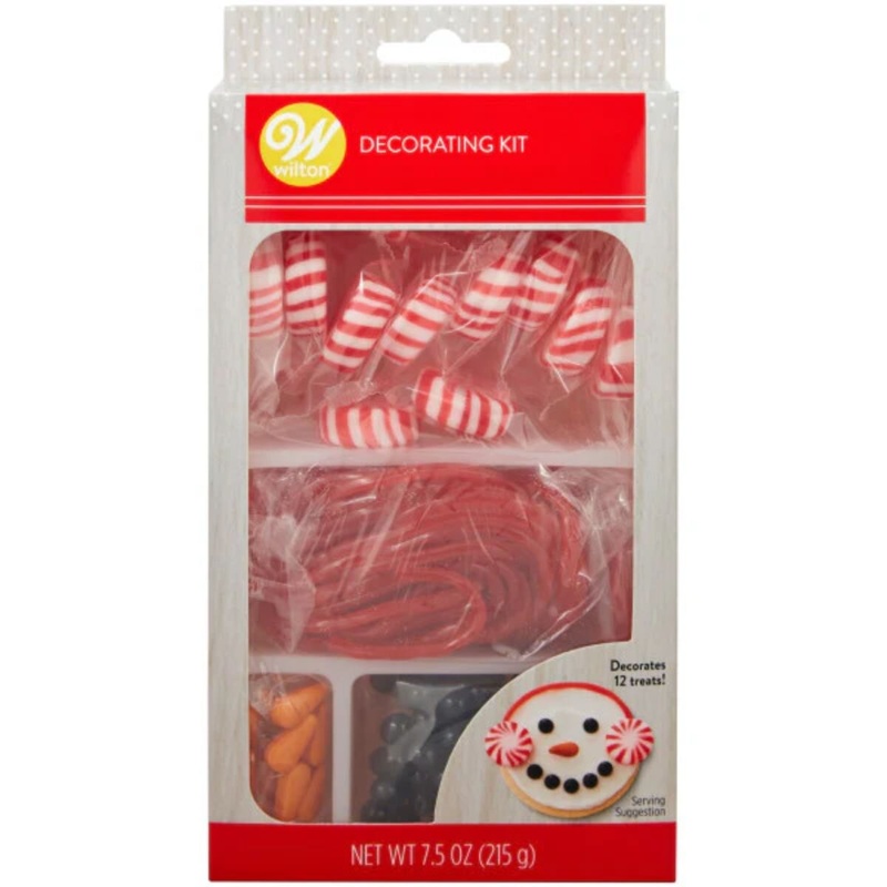Winter Snowman Cookie or Cupcake Decorating Kit