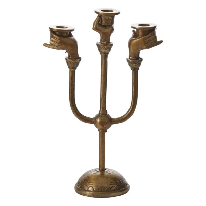 13″ Haunted Hands Candelabra