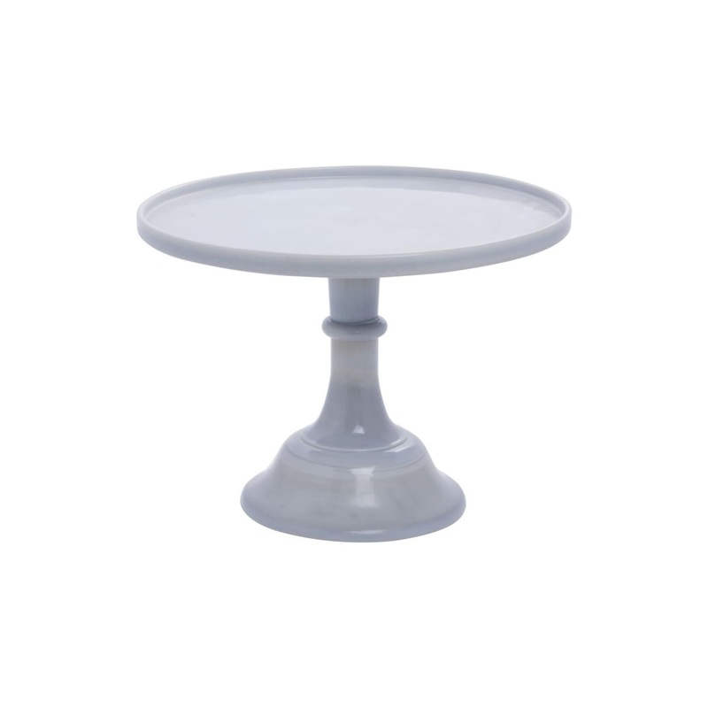 Cake Stand 12″ Marble/Grey