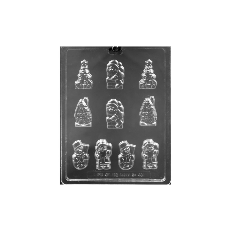 Candy Mold Christmas Asst
