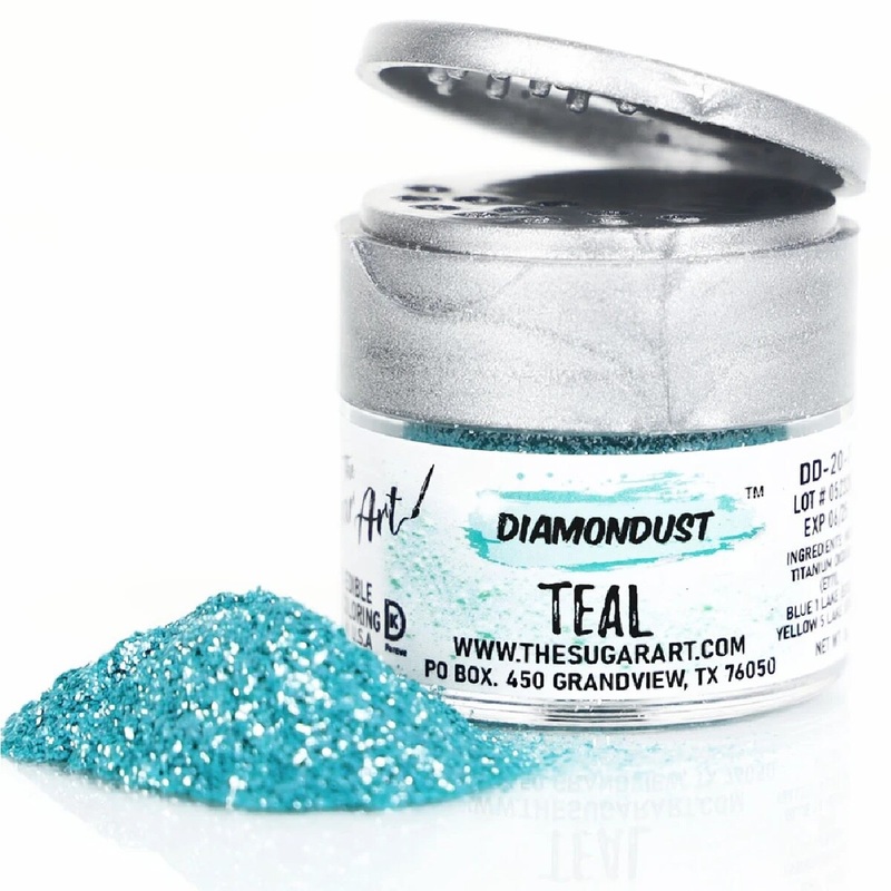 Diamond Dust Edible Glitter – Teal