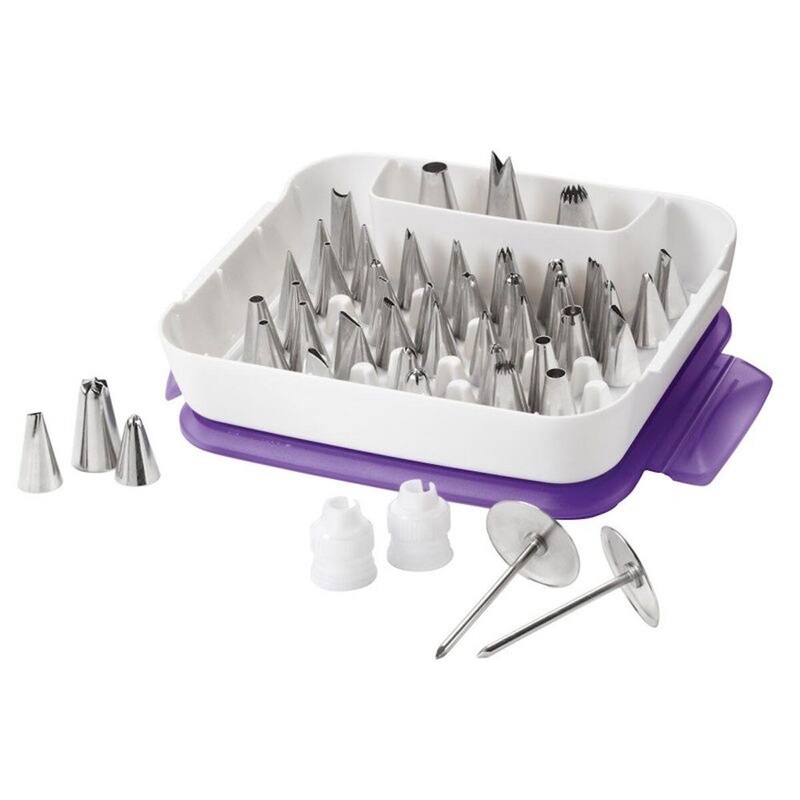 Master Cake Decorating 55-Piece Tips Set