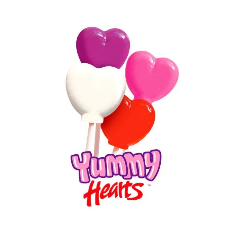 Yummy Hearts Lollipops