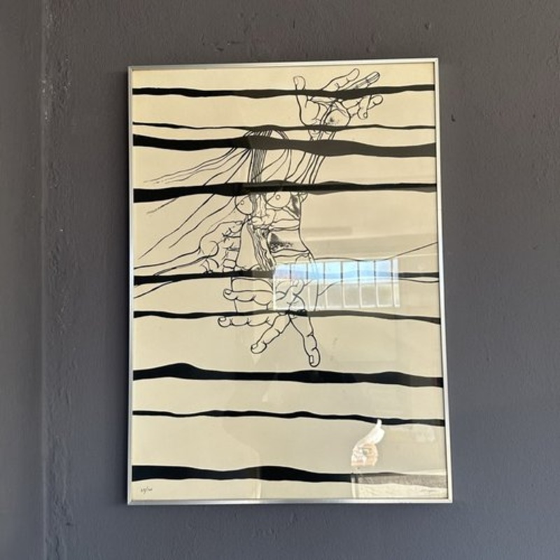 Agenore Fabbri, Composition, 1971, Serigraph for sale at Pamono