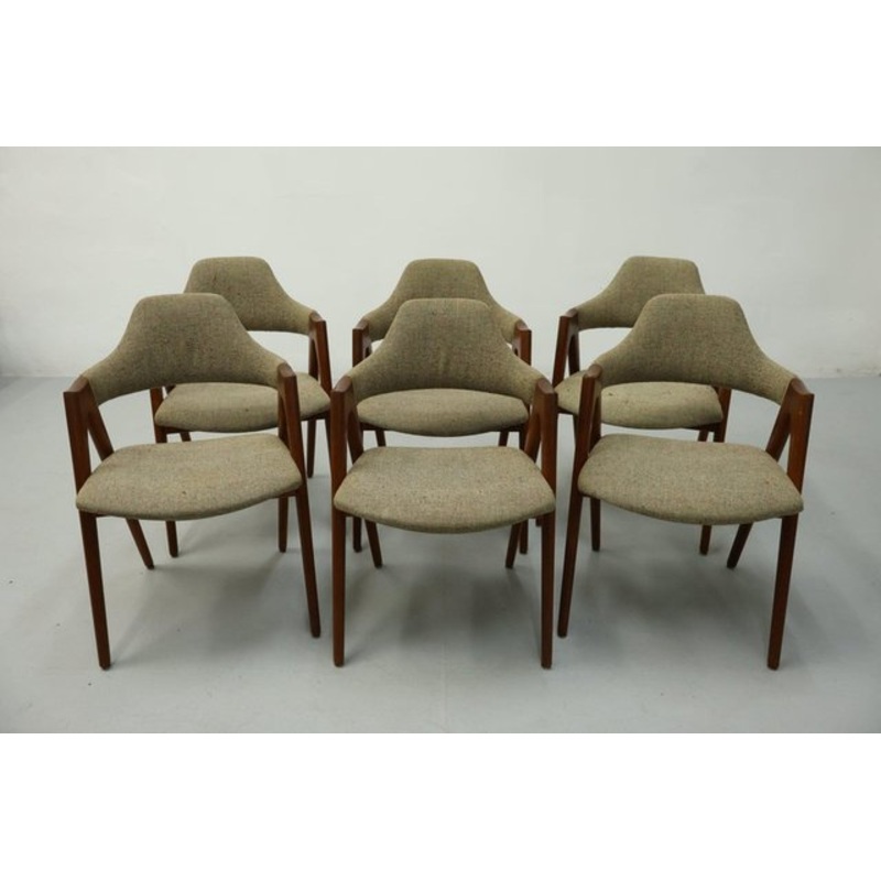 Beige Compass Chair by Kai Kristiansen for sale at Pamono