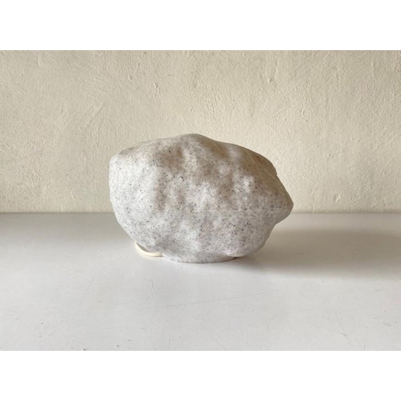 Fiberglass Table Lamps in Stone Form by Heito, Germany, 1980s for sale at Pamono