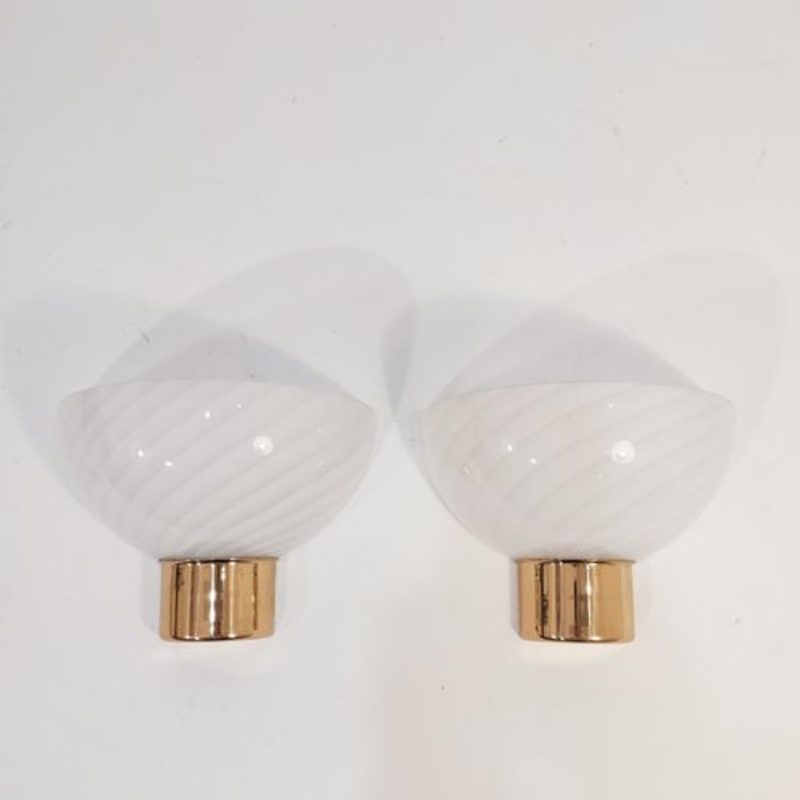 Italian Wall Lights by F. Fabbian, 1970s, Set of 2 for sale at Pamono