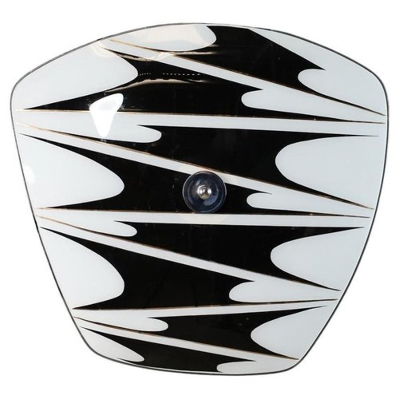 Mid-Century Glass Hanging Pendant, 1958 for sale at Pamono