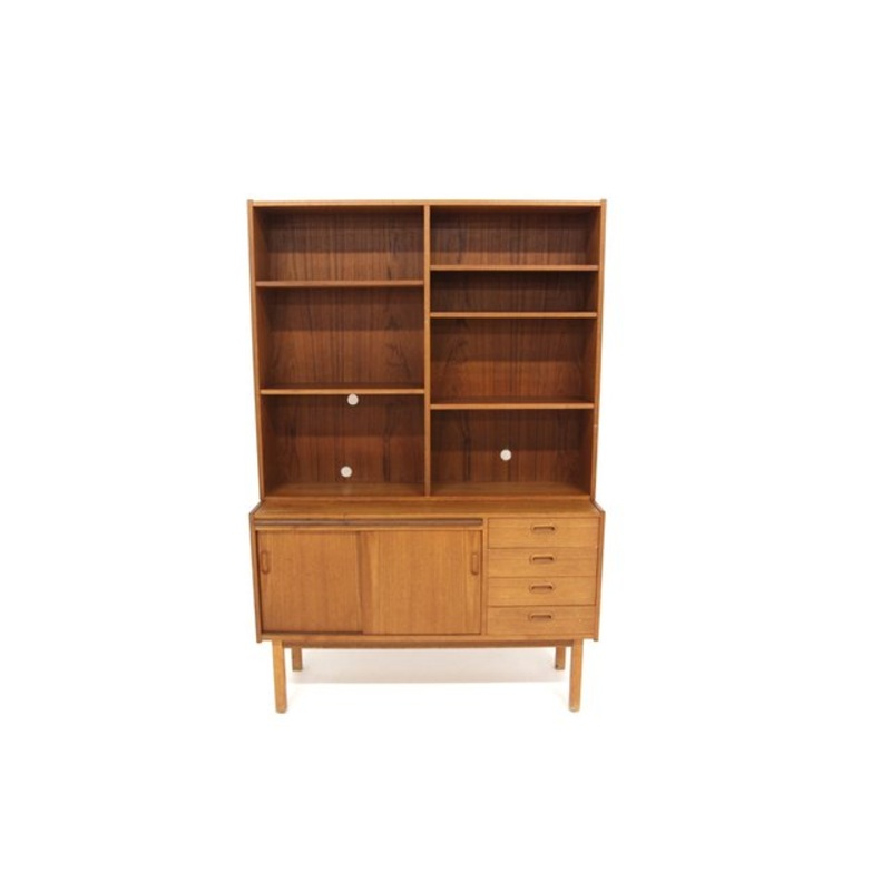 Scandinavian Teak Secretary, Sweden, 1960s for sale at Pamono