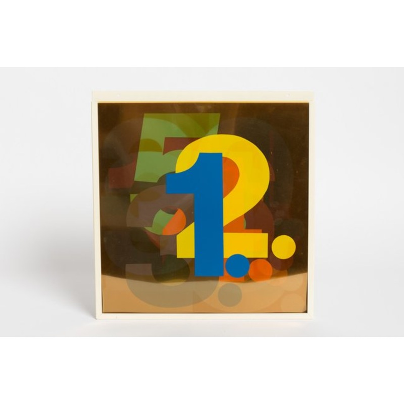 Transparent Colored Calendar by Paul Talman, 1980s for sale at Pamono