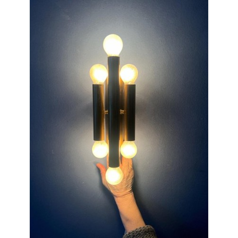 Vintage Bronze Wall Sconce attributed to Mtoko Ishii for sale at Pamono