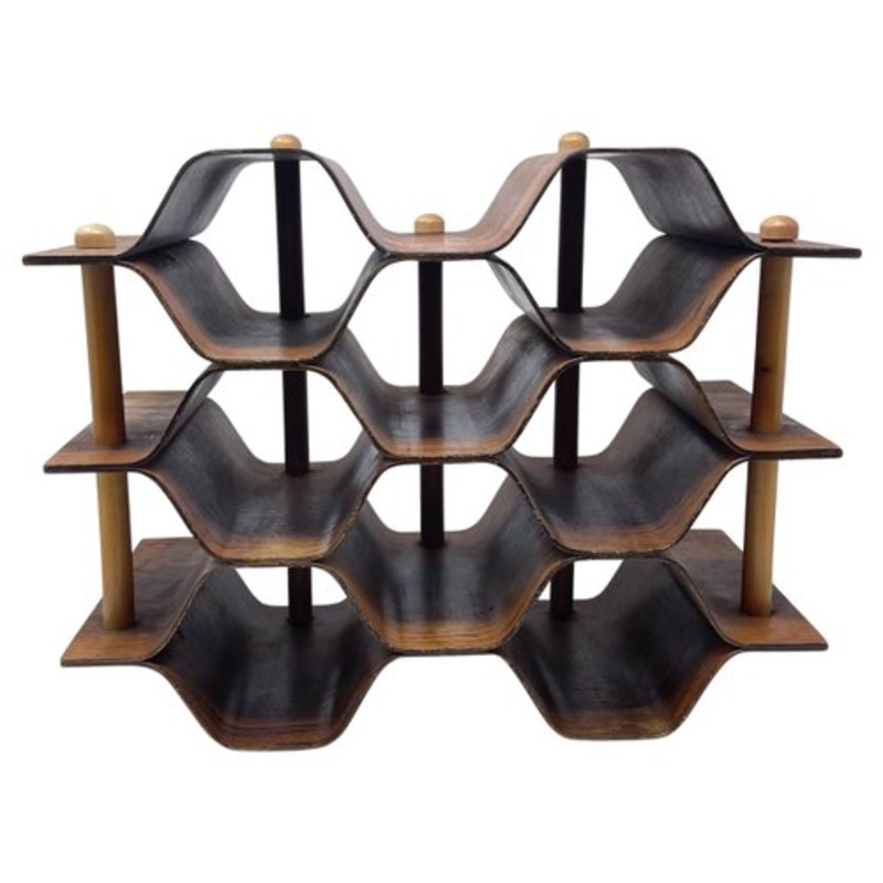 Wine Rack or Bottle Stand by Torsten Johansson for Ab Formtr, Sweden, 1950s for sale at Pamono