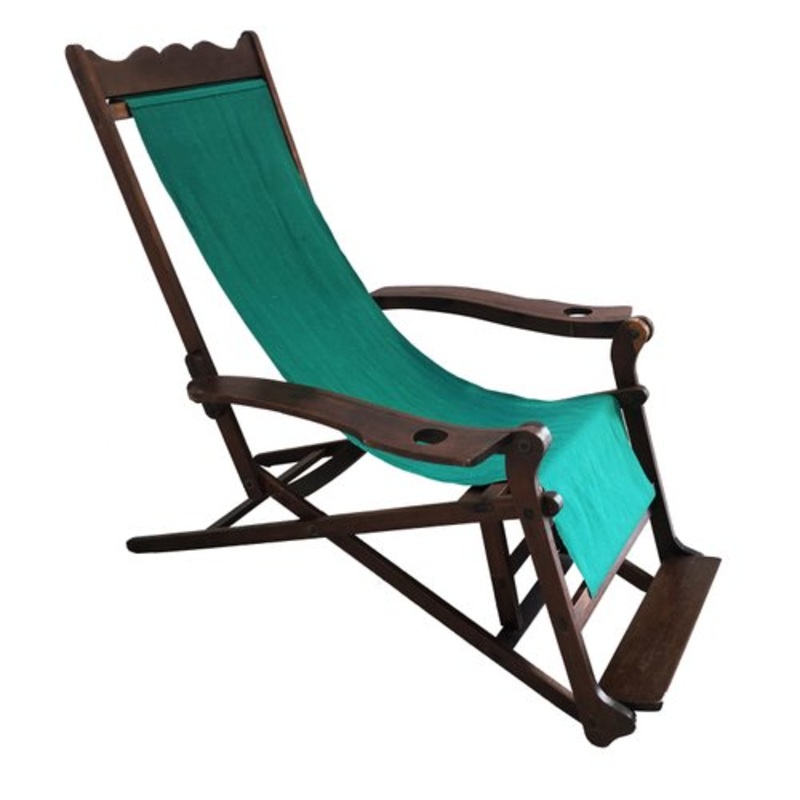 Antique Deck Chair, Italy, 1900s for sale at Pamono