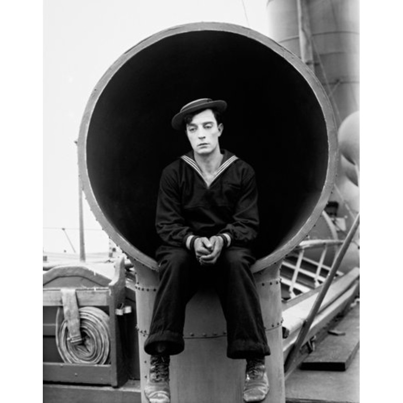 Buster Keaton in Black Frame for sale at Pamono