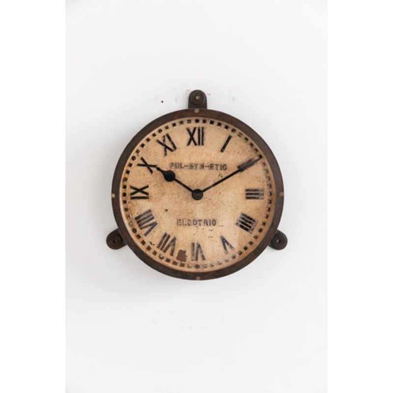 Cast Iron Wall Clock from Gents of Leicester for sale at Pamono