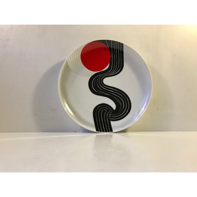 Graphic Art Wall Plaque Energie by Srivastava Narendra for Rosenthal, 1979 for sale at Pamono