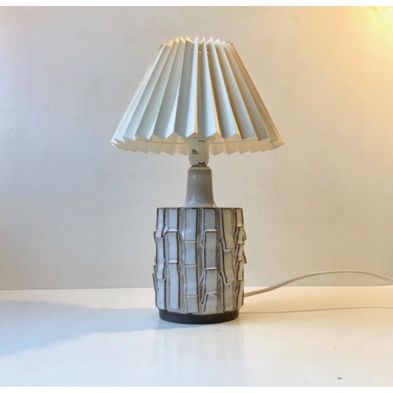 Modernist Scandinavian Ceramic Table Lamp by Preben H. Gottschalk-Olsen, 1970s for sale at Pamono