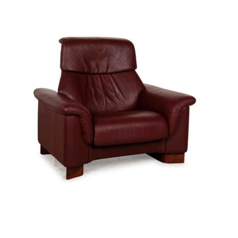 Paradise Leather Armchair in Red from Stressless for sale at Pamono