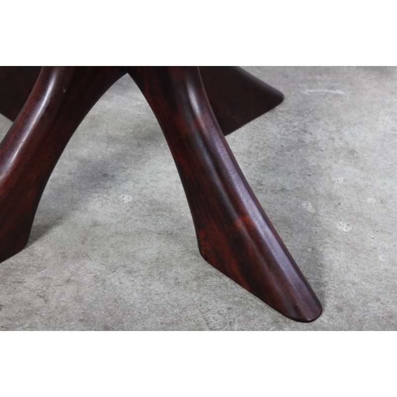 Vintage Danish Coffee Table by Illum Wikkels for Niels Eilersen, 1960s for sale at Pamono