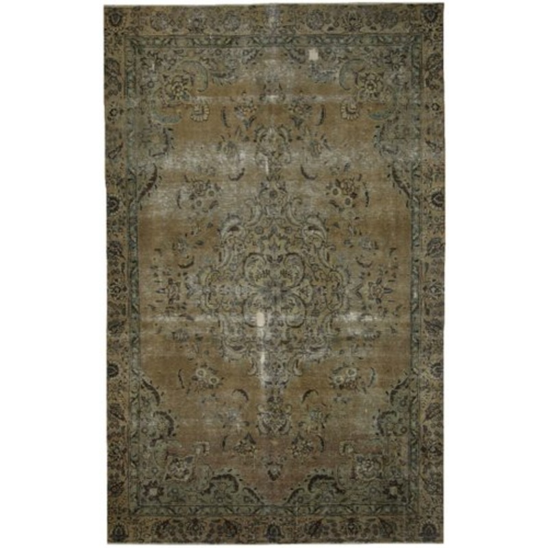 Vintage Hand-Knotted Middle Eastern Rug for sale at Pamono-SZS-2143235