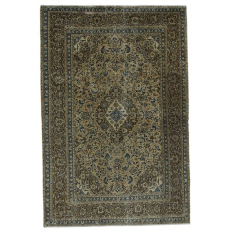 Vintage Middle Eastern Hand-Knotted Rug for sale at Pamono-SZS-2143269