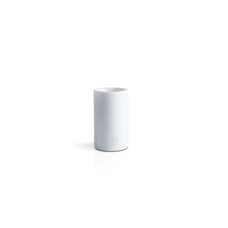 White Carrara Marble Toothbrush Holder from FiammettaV Home Collection for sale at Pamono