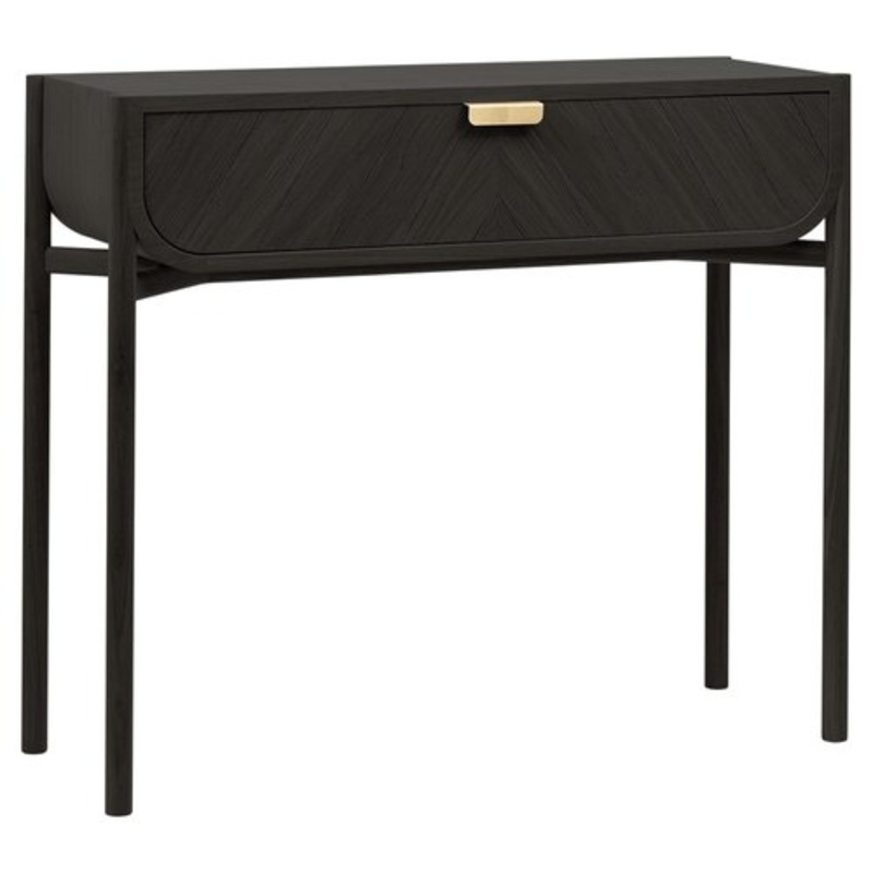 Black Stained Oak Marius Console Table by Harto for sale at Pamono
