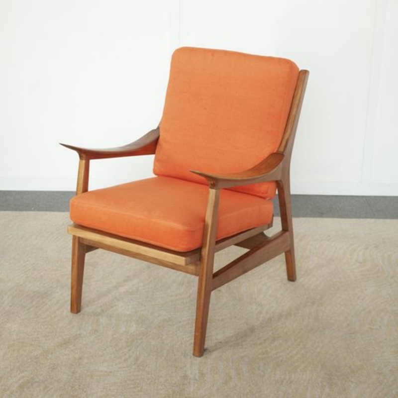 Danish Nordic School Armchair in the Style of Finn Juhl, 1960s for sale at Pamono