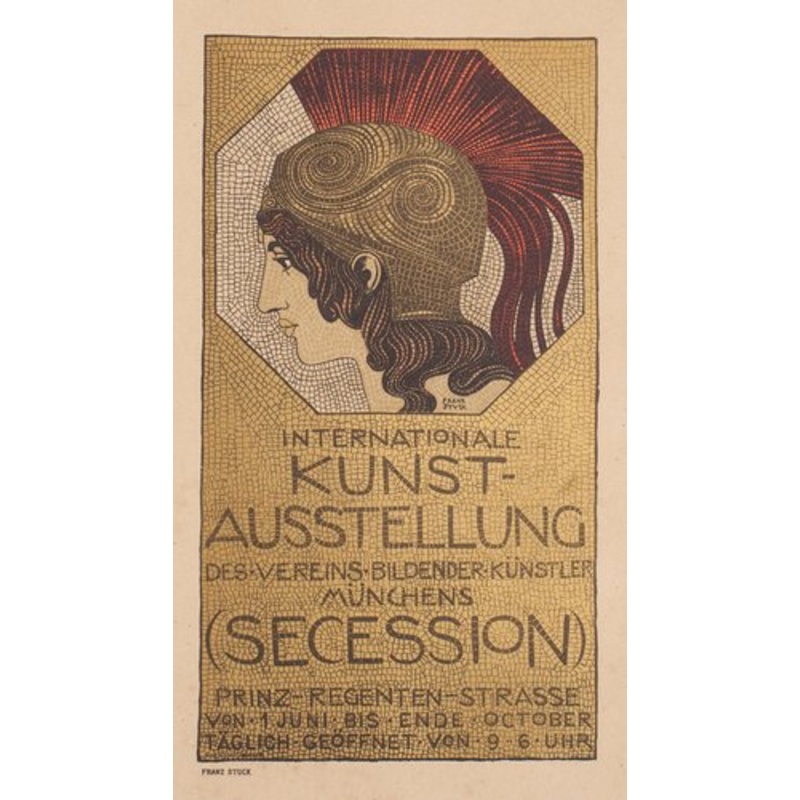 Franz Von Stuck, International Art Exhibition, 1897 for sale at Pamono