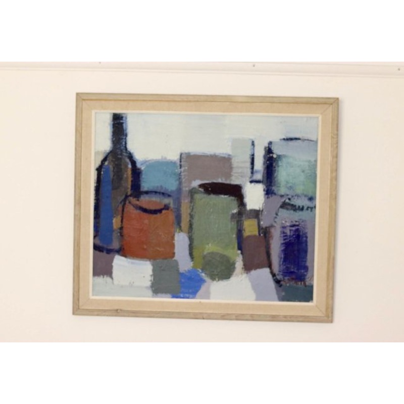 Gsta Falck, Still Life, 1960s, Oil on Canvas, Framed for sale at Pamono