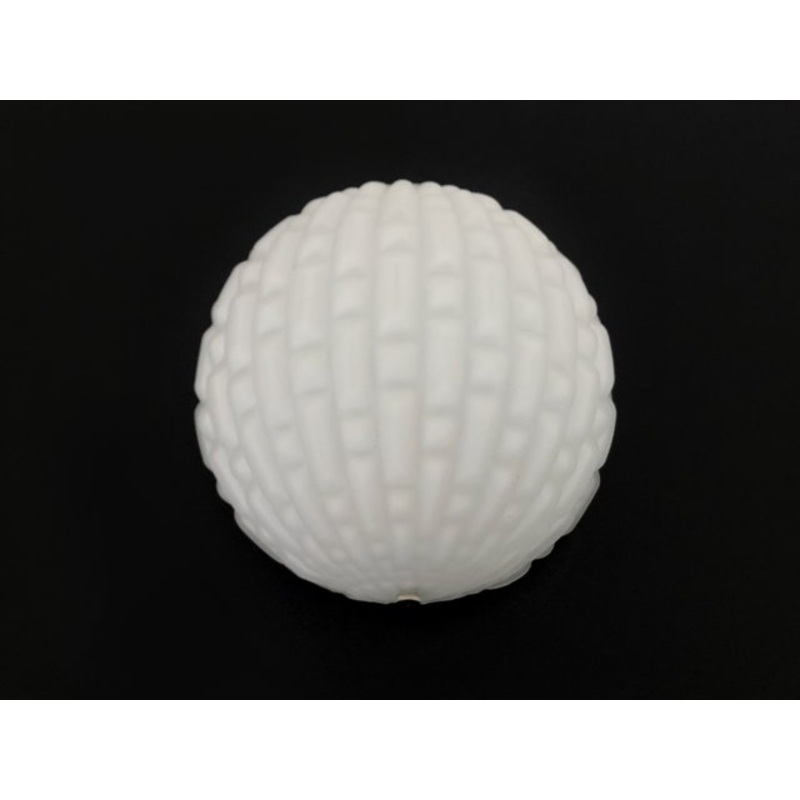 Half Sphere Wall Light in White Glass, 1970s for sale at Pamono