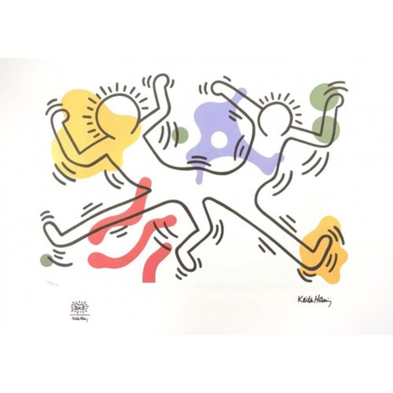 Keith Haring, Composition, Print for sale at Pamono-MTD-2160292