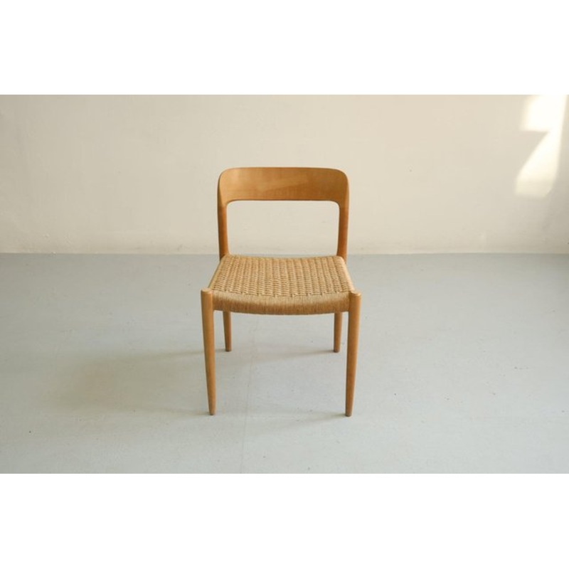 Model 75 Chair with Original Paper Cord by Niels O. Mller for sale at Pamono
