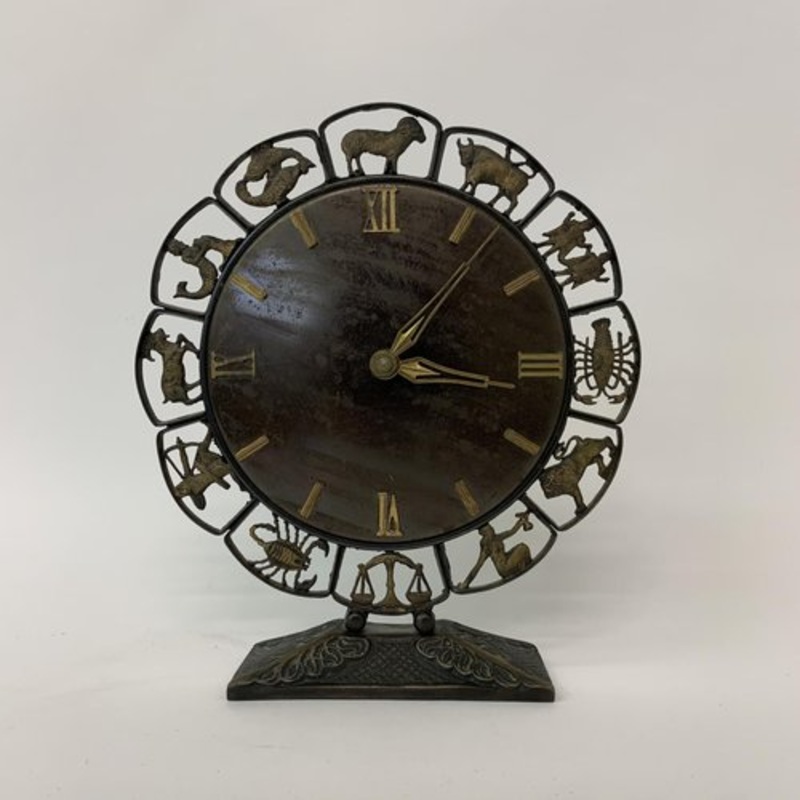 Modernist Zodiac Clock from Junghans, 1970s for sale at Pamono