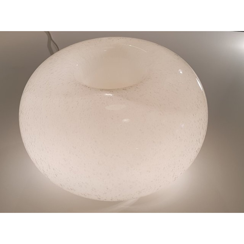 Murano Glass Sphere Table Lamp Attributed to Alfredo Barbini, 1970s for sale at Pamono