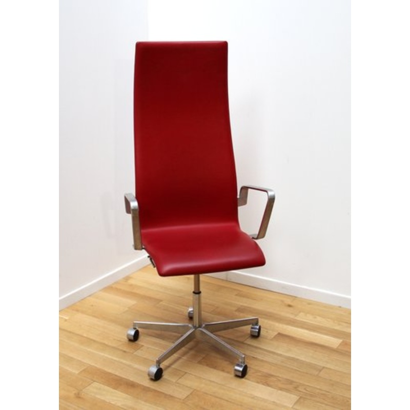 Oxford Desk Armchair by Arne Jacobsen for Fritz Hansen for sale at Pamono
